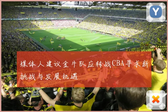 媒体人建议金牛队应转战CBA寻求新挑战与发展机遇